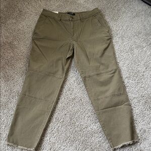 Banana Republic Slim Mid Rise Ankle Khaki Chinos NWT 8